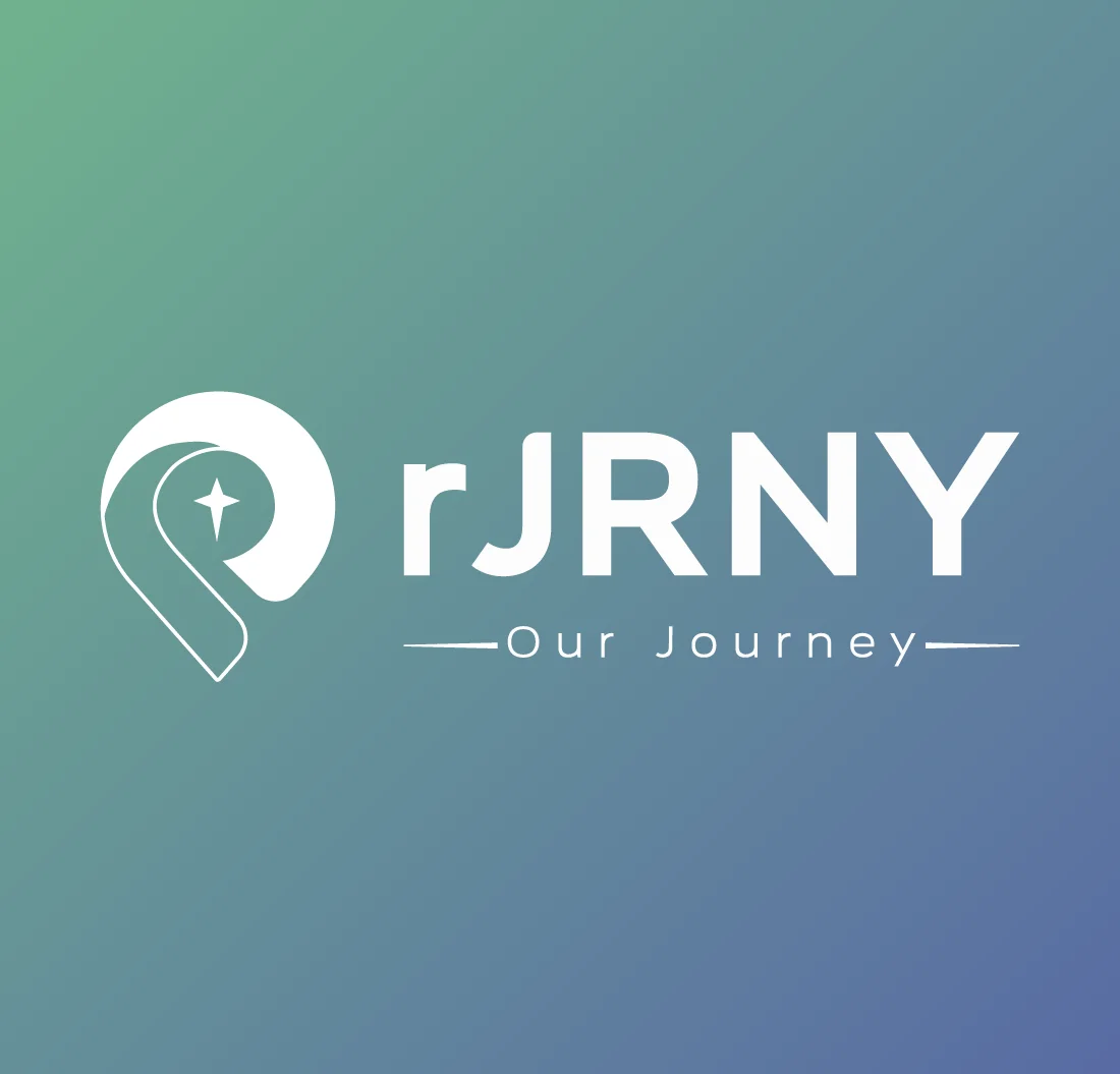 rJRNY brand mark and identity artwork.